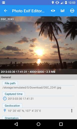 Photo Exif Editor Pro - Metadata Editor 4 تصوير الشاشة