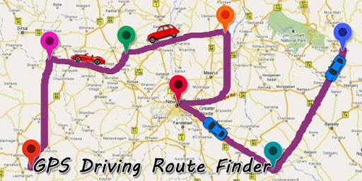 GPS Driving Route Finder screenshot 1