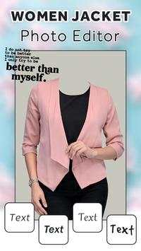 Women Jacket Photo Editor : Look Makeover 3 تصوير الشاشة