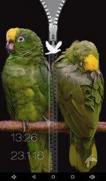 Birds Zipper Lock Screen screenshot 17