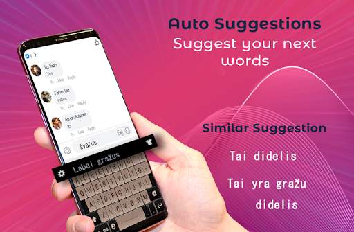 Lithuanian Keyboard - Android screenshot 2