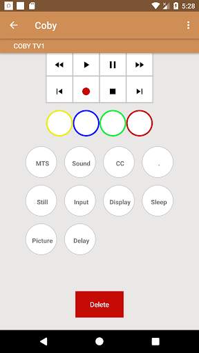 Universal TV Remote स्क्रीनशॉट 2