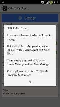 Caller Name Talker screenshot 4