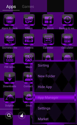 Purple Chess Crown Go Launcher screenshot 3