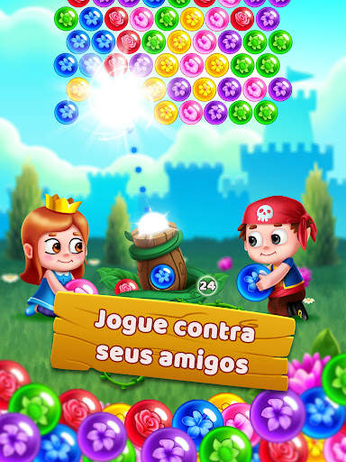 Bubble Shooter-Jogos de Flores screenshot 17