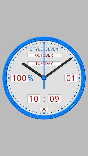 Animated Analog Clock-7 screenshot 4