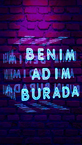 3D Benim Adım Duvar Kağıdı screenshot 1