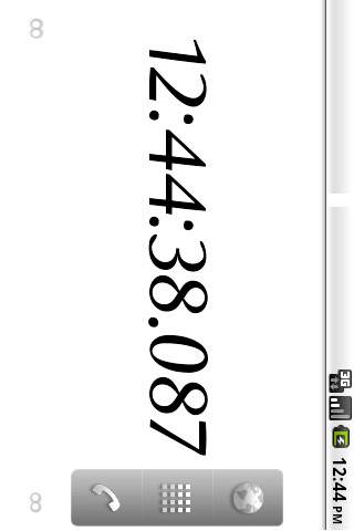 Clock Live Wallpaper (Cassava) screenshot 3