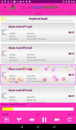 Audio player 9 تصوير الشاشة