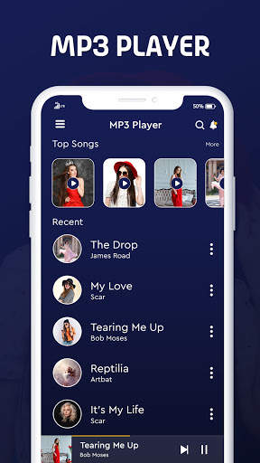 Mp3 player - Music player, Equalizer, Bass Booster screenshot 2