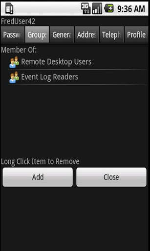 Free ActiveDir Manager screenshot 5