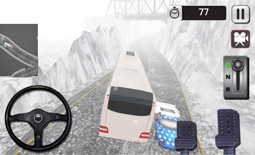 Musim Dingin Tour Bus Simulato screenshot 8