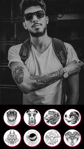 Tattoo my photo: tattoos for men- 3D tattoo design screenshot 12