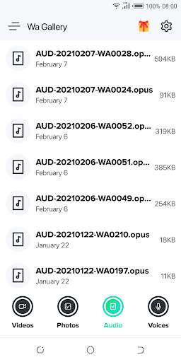 Gallery for WhatsApp - images & videos screenshot 3