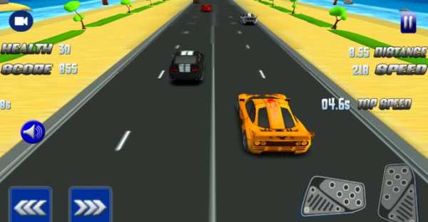 Turbo Car Traffic Racing 3D screenshot 3