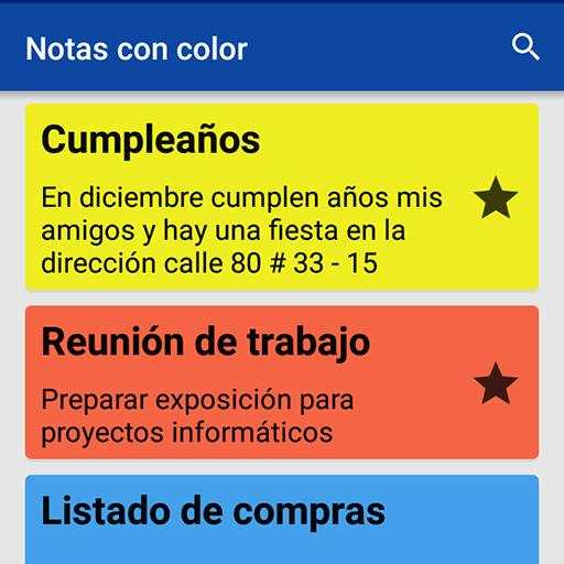 Color Notes screenshot 1