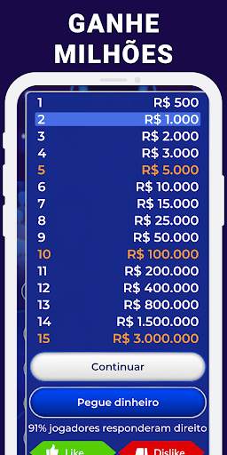 Show do Milionário 2019 - Jogo do Milhão Online screenshot 4