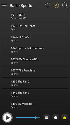 Sports Radio Station Online - Sport FM AM Internet screenshot 4