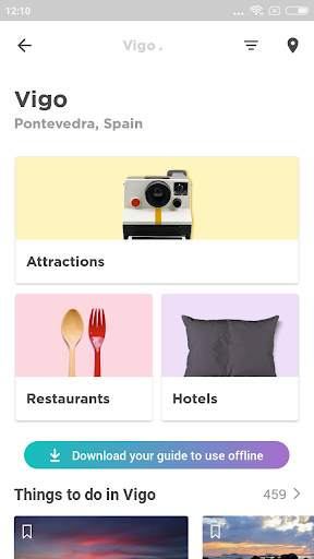 Vigo Travel Guide in English with map screenshot 1