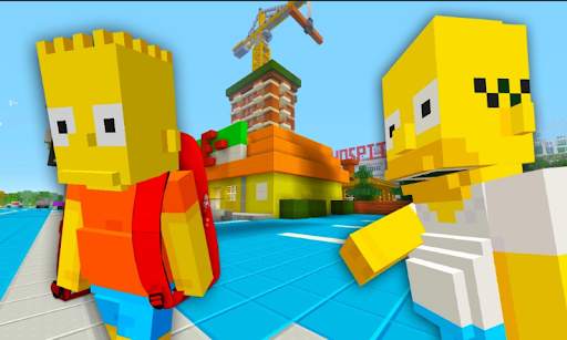 Bart Mod for MCPE - Map Simpsons For Minecraft screenshot 1