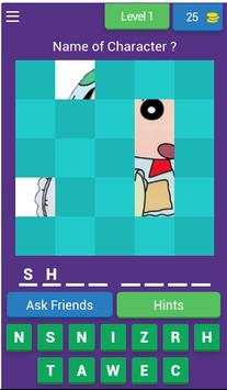 Shin-Chan Puzzle Game screenshot 1