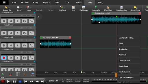 MixPad Master's Edition screenshot 2