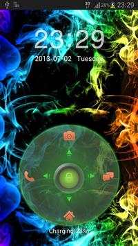 GOLocker Theme rainbow smoke screenshot 2