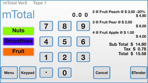 mTotal POS | Cash Register screenshot 4