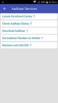 Aadhaar Services 2 تصوير الشاشة