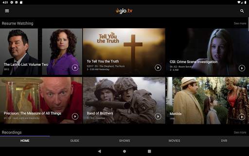 Glo TV screenshot 1