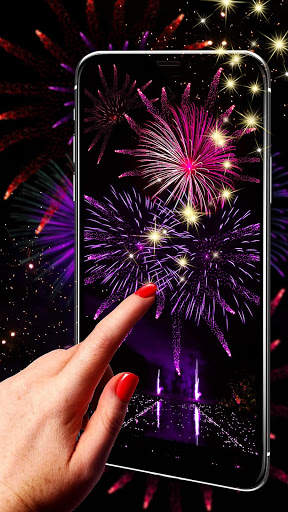 Fireworks APUS Launcher live wallpaper screenshot 2