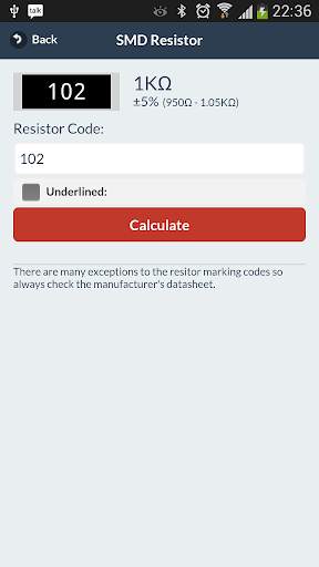 Resistance Calculator screenshot 3