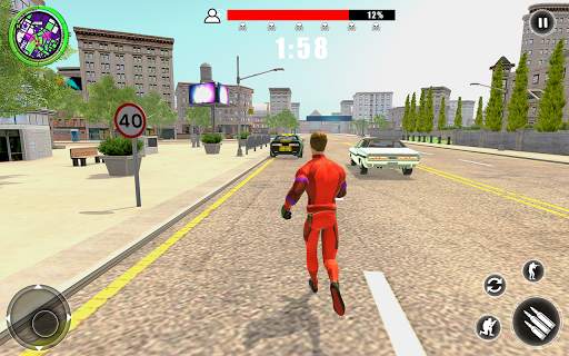 Flying Rope Hero Vice Town-Deadhero Gangster Games screenshot 9