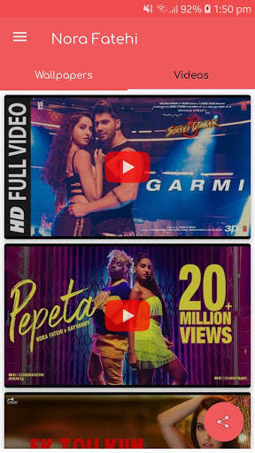 Nora Fatehi HD Wallpapers And Video Songs 2020 screenshot 2