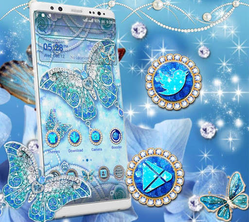 Diamond Butterfly Launcher Theme screenshot 1