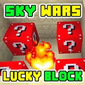 Sky Wars Lucky Block Minecraft logo