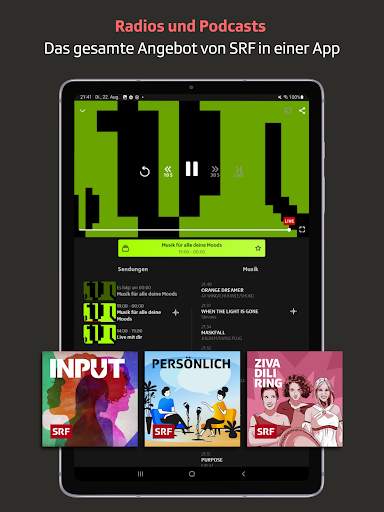 Play SRF: Streaming TV & Radio screenshot 11