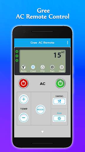 Gree AC Remote Control screenshot 1