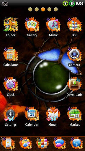 Butterfly GO Launcher EX Theme screenshot 1