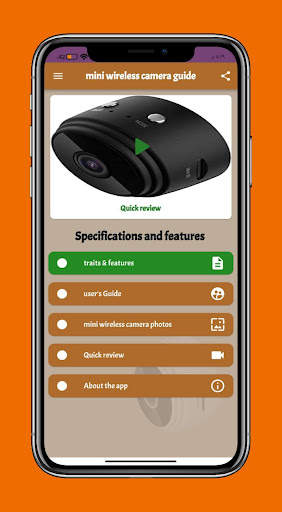 mini wireless camera Guide स्क्रीनशॉट 1