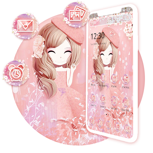 Adorable Cute Little Princess Theme icon
