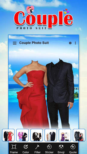 Couple Photo Suits - Love Couple Photo Editor скриншот 1