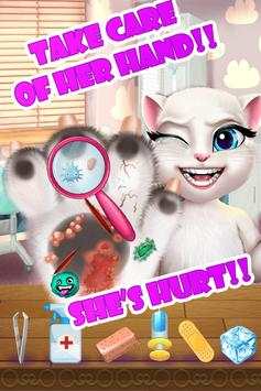 Talking Cats Hand Doctor - Hospital Game screenshot 1