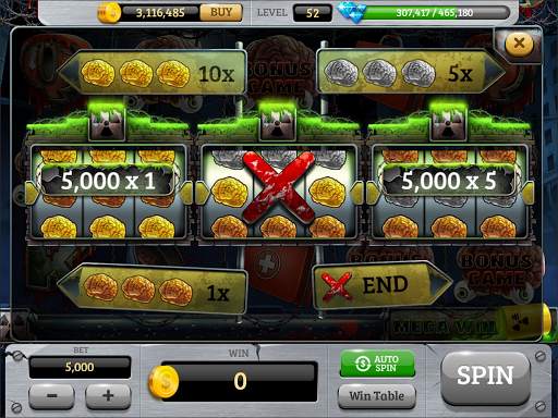 Zombie slot machine screenshot 3