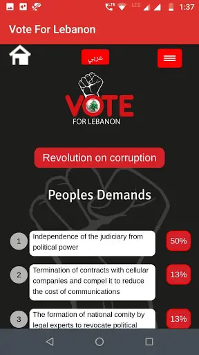 Vote For Lebanon screenshot 3