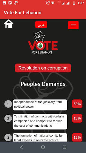 Vote For Lebanon скриншот 3