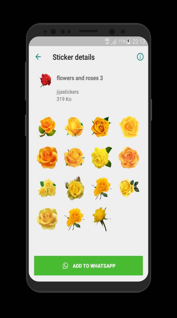 New WAStickerApps Roses  Flowers Stickers screenshot 8