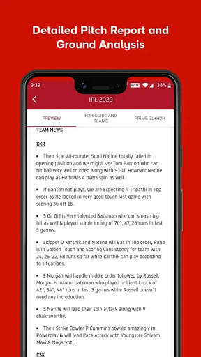 Dream Team 11 - Live Cricket Score & Prediction screenshot 4
