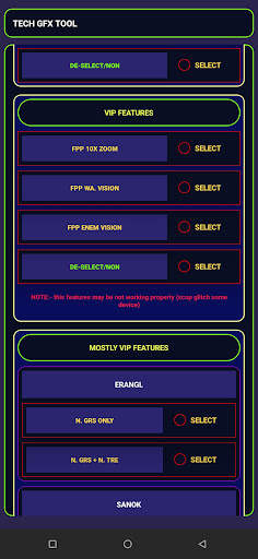 TECH APP GFX TOOL FOR BGMI स्क्रीनशॉट 6