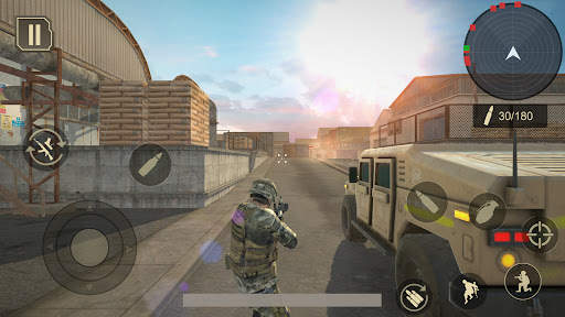 Army War Zone Shooting Sim screenshot 1